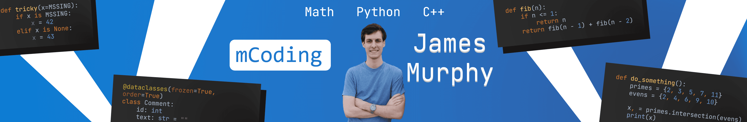 mCoding with James Murphy YouTube banner